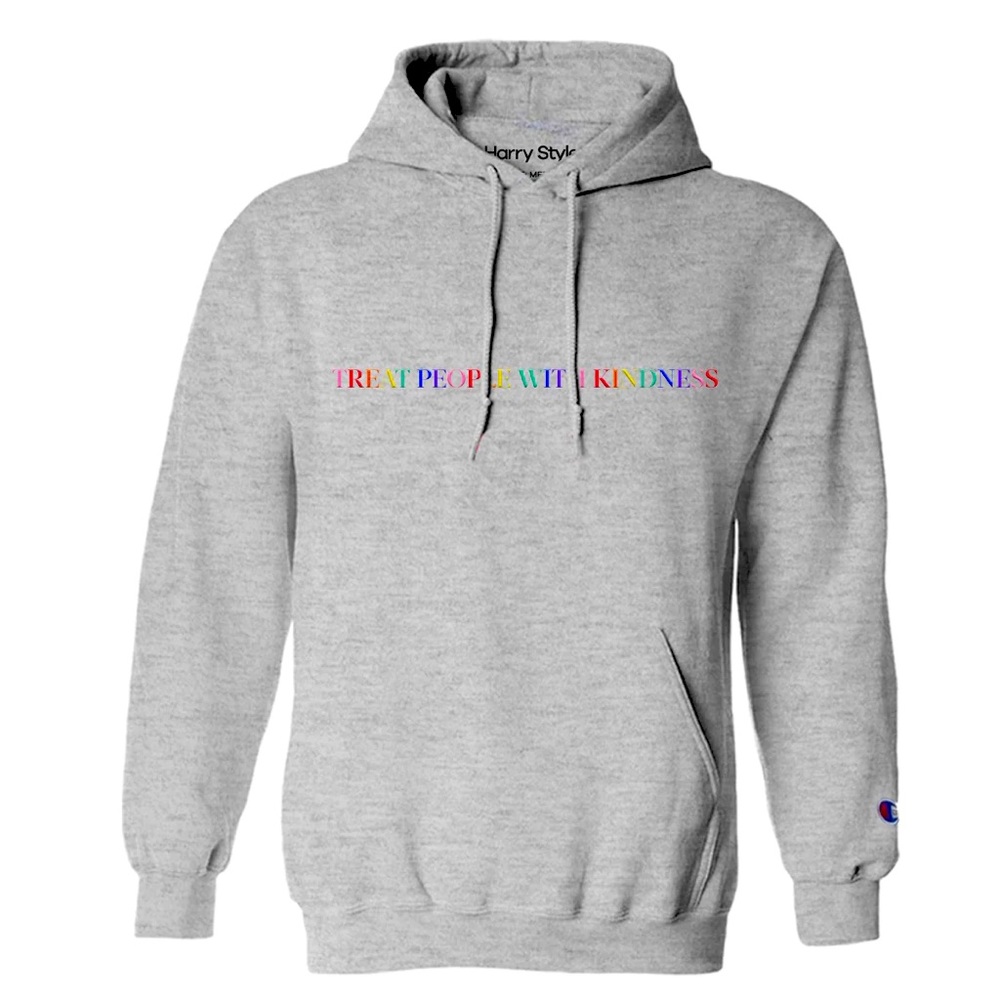 HARRY STYLES 🌈 TPWK Treat People With Kindness Gray Sweatshirt